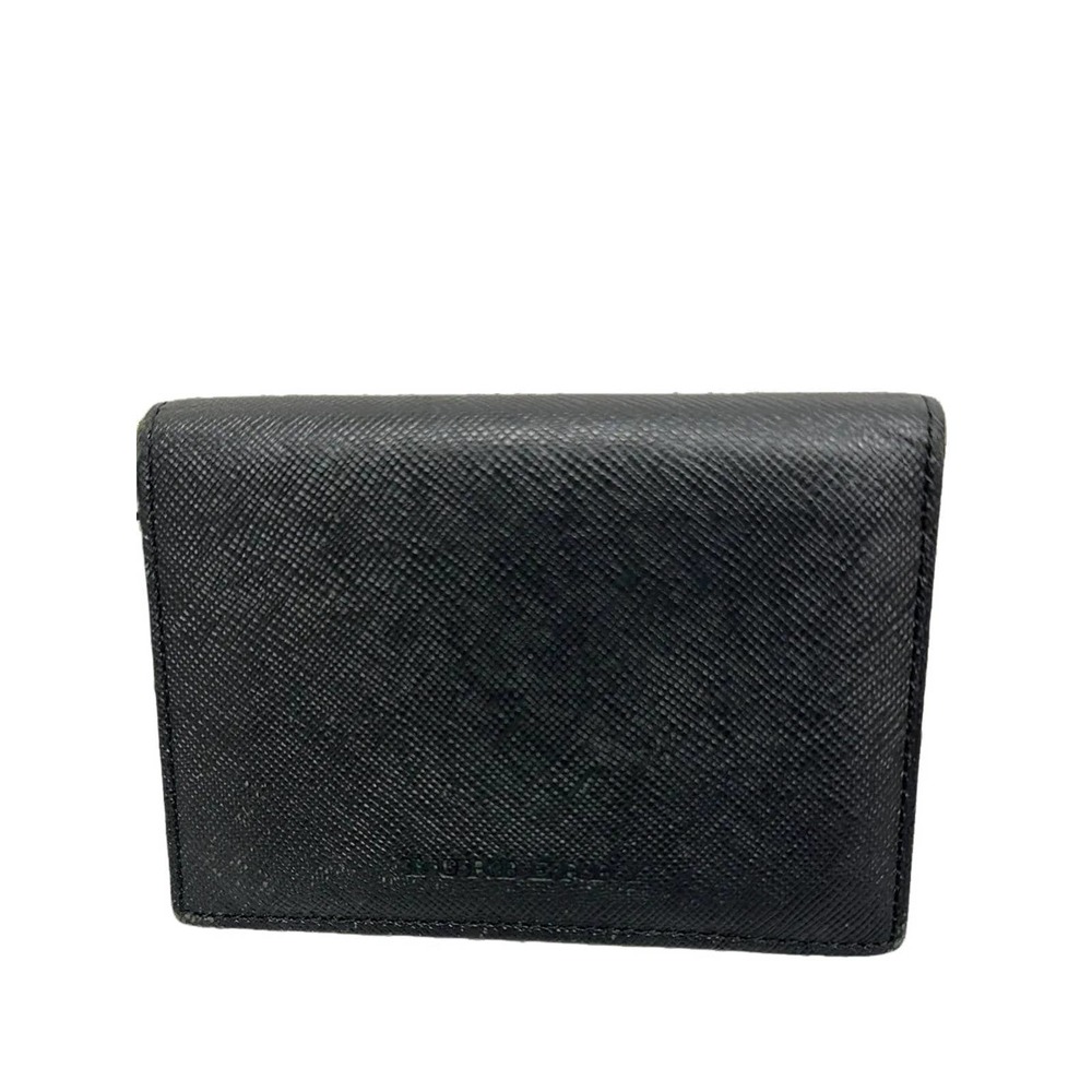 Burberry Leather Bi-Fold Card Wallet